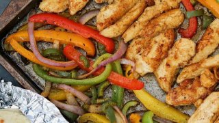 Sheet Pan Chicken Fajitas