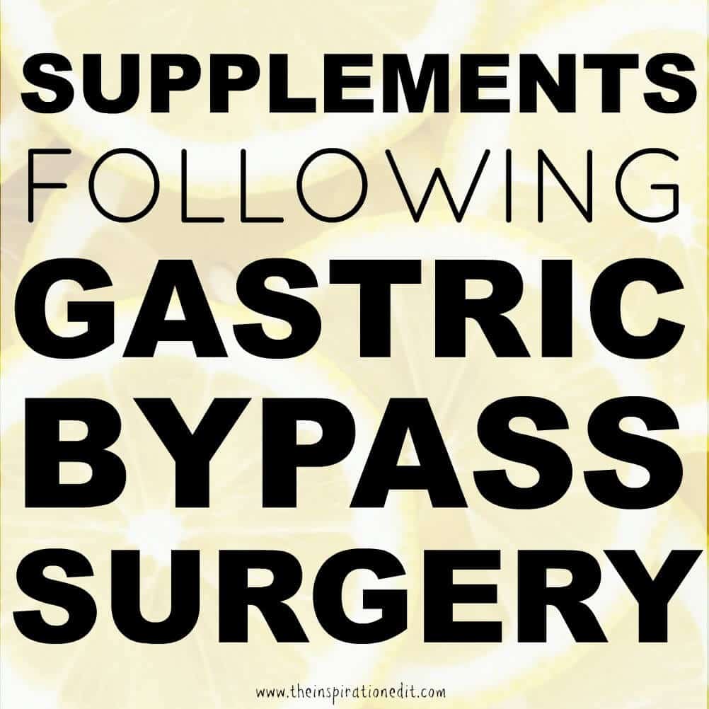Natural Supplements After Gastric Bypass Surgery Are They Really