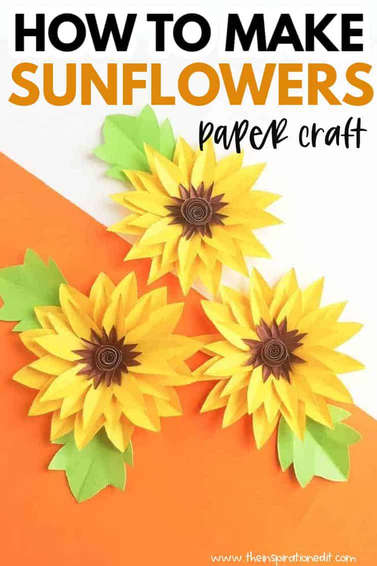 Sunflower craft on sale