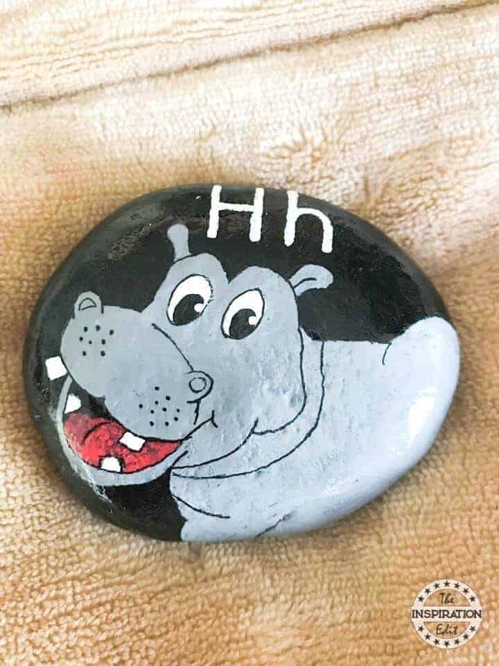 hippo rock stone