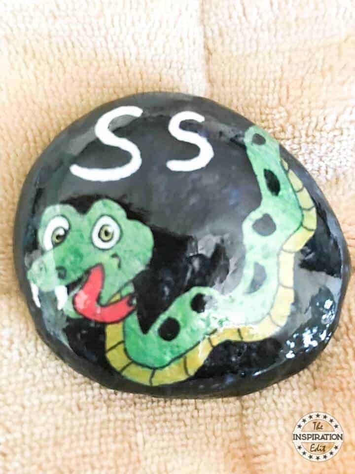 snake rock stone