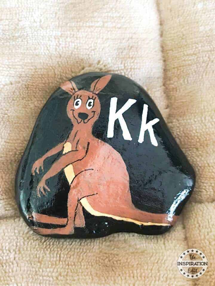 K is for kangaroo rock stone