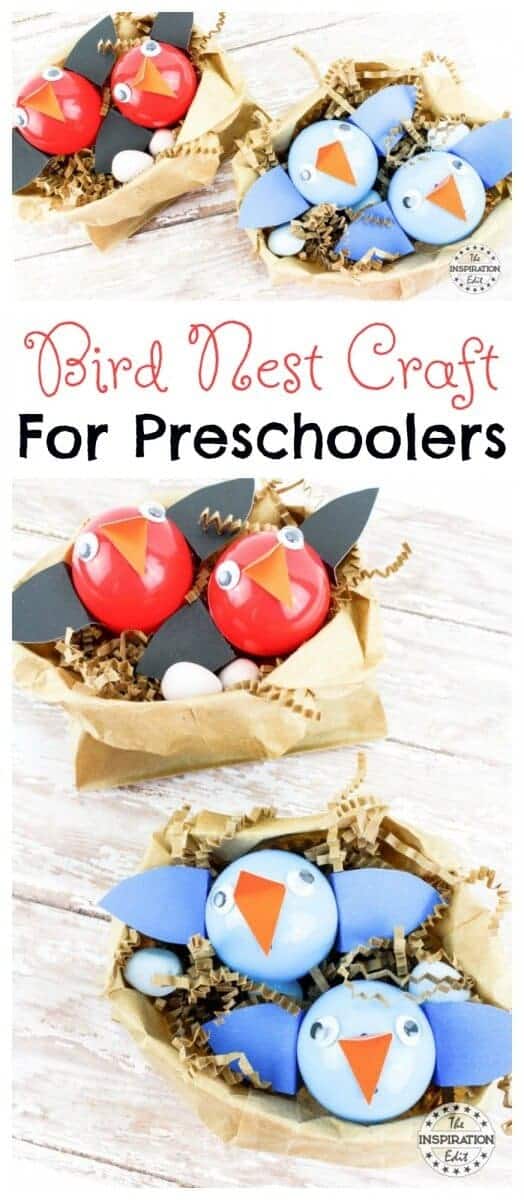 Bird Nest Craft For Preschoolers
