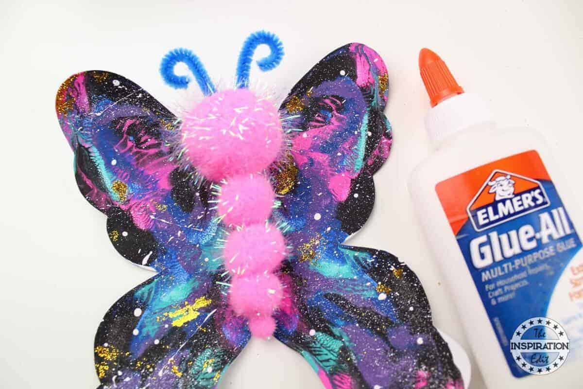 Galaxy Blot Butterfly Craft.