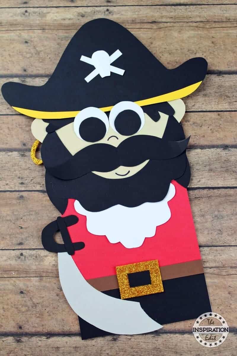 Captain Hook Paper Bag Pirate Puppet · The Inspiration Edit