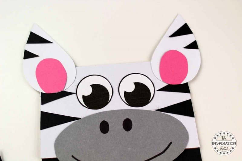 Paper Bag Zebra Puppet Craft Idea Paper Bag Zebra Puppet Craft Idea