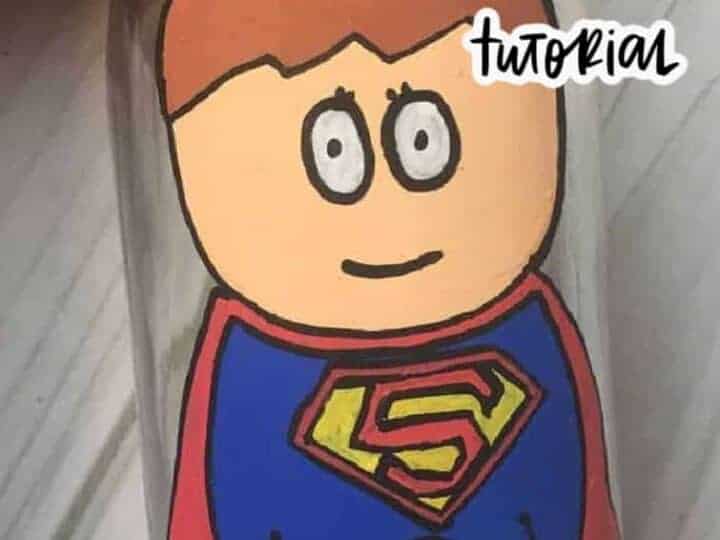 Face Painting Superman