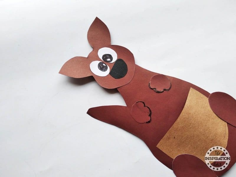 kangaroo paper craft kangaroo paper craft