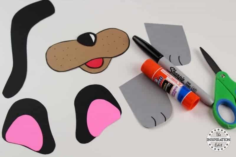 easy paper bag dog puppet easy paper bag dog puppet
