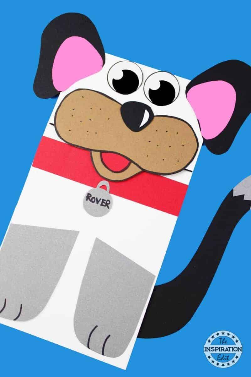 easy paper bag dog puppet easy paper bag dog puppet