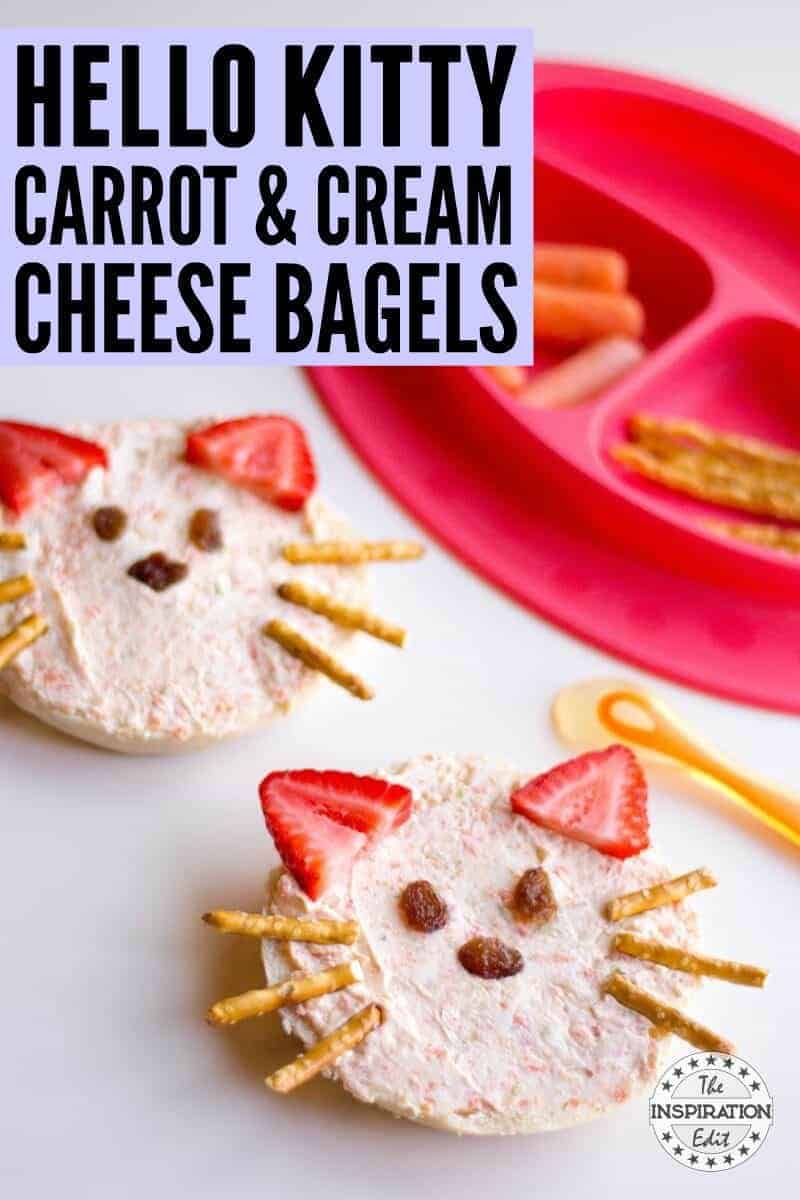Healthy Snack Idea for Kids: Bagels for Kids.