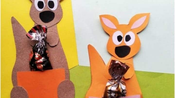 kangaroo paper craft