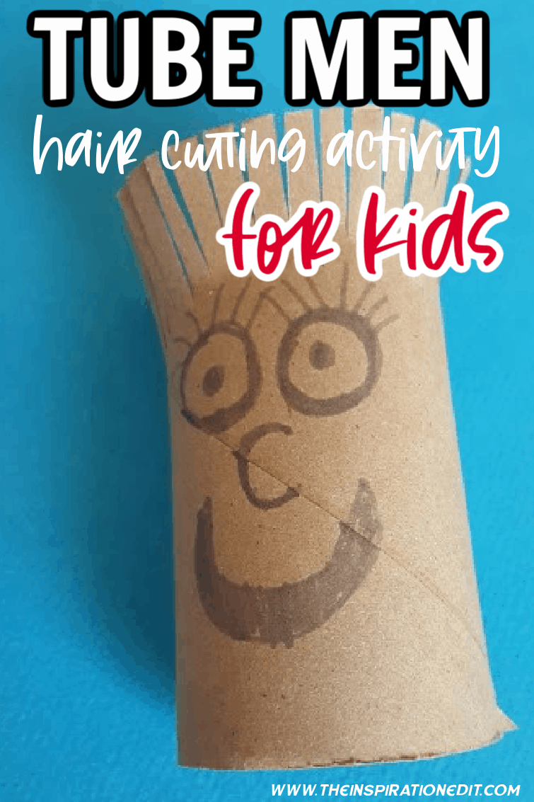 fine motor skills hair cutting activity