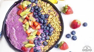 Weight Watchers Blueberry Smoothie Bowl