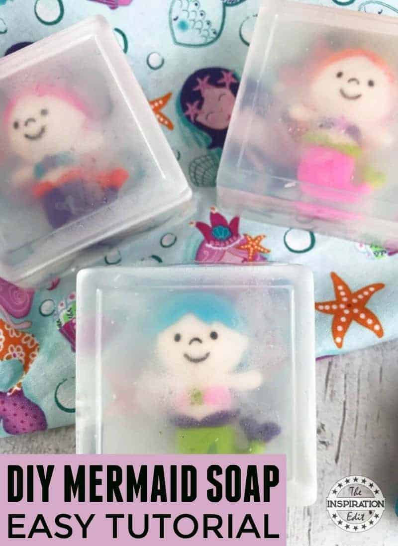 diy mermaid soap tutorial