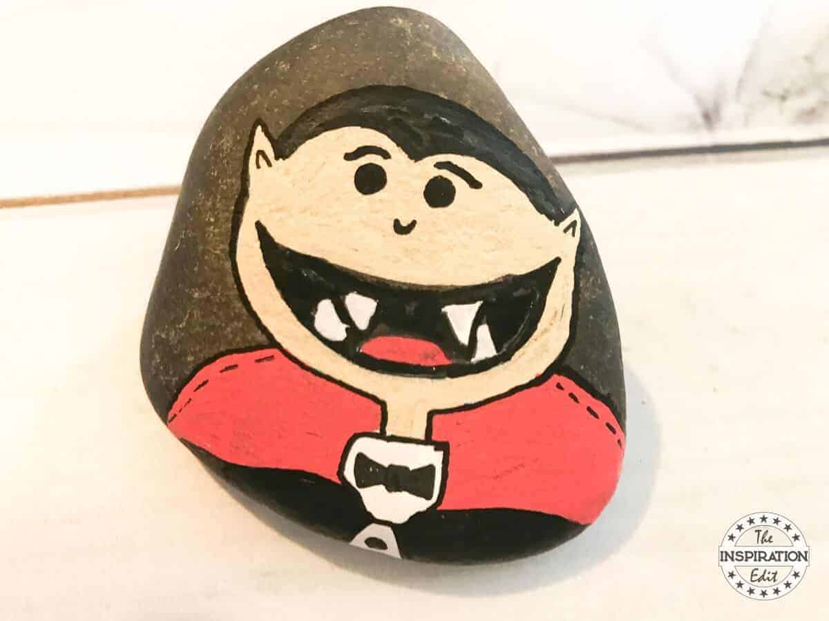 Vampire Painted Rock.