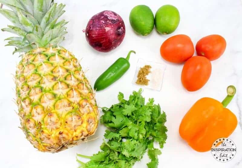 weight watchers zero points pineapple salsa
