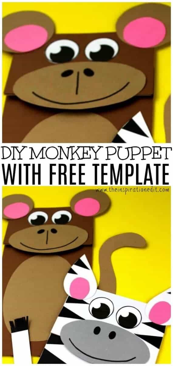 PAPER BAG MONKEY PUPPET