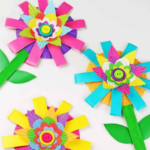 Paper Cup Flowers Craft.