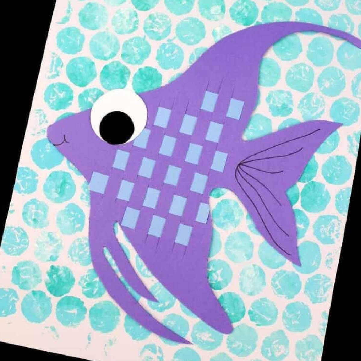 Paper Weave Fish Craft for Kids | The Inspiration Edit