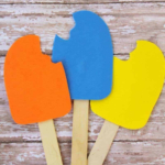 Popsicles craft for kids.