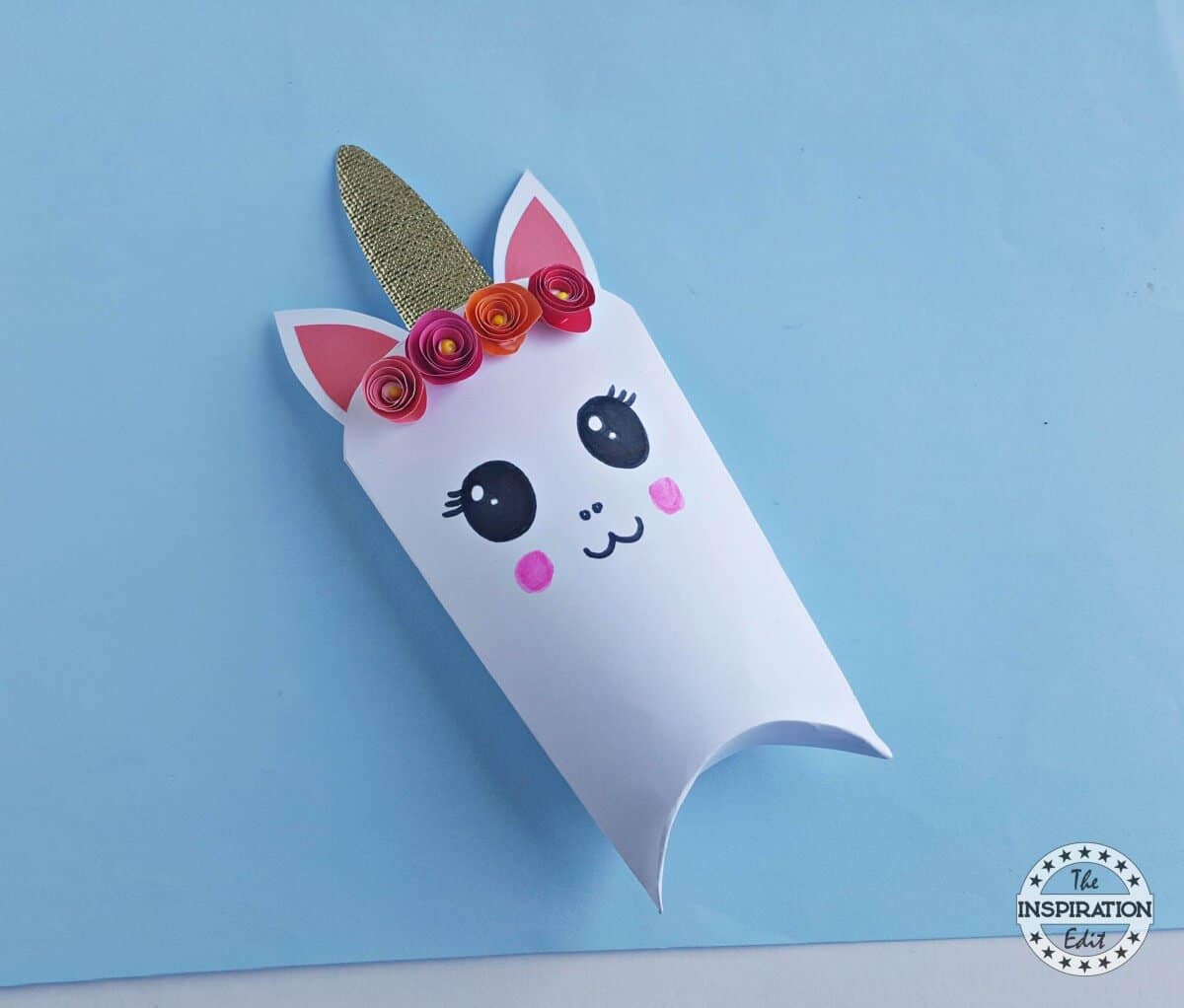 Adorable Unicorn Favor Box With Free Template · The Inspiration Edit