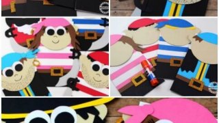 Pirate paper bag craft