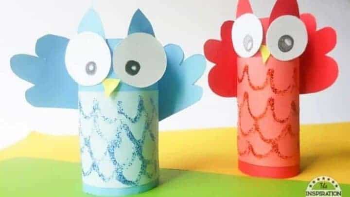 toilet tube owls