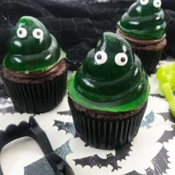 Slime Cupcakes.