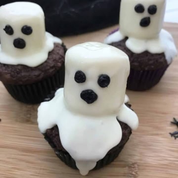 Ghost Cupcakes.