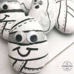 Mummy Painted Rocks.