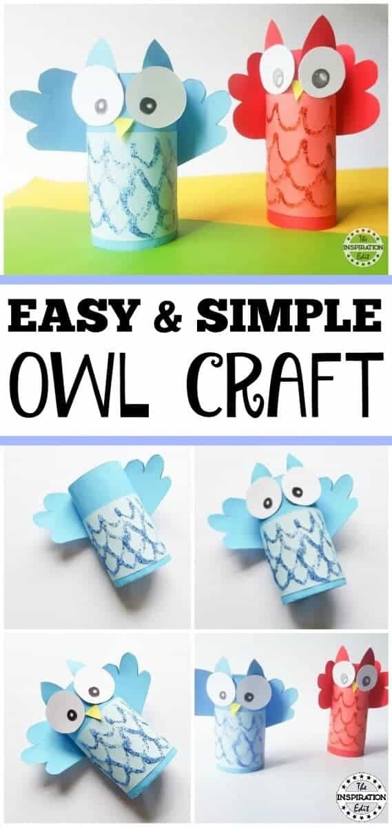 easy paper owl craft