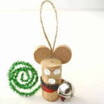 Wine Cork Mouse Decoration.