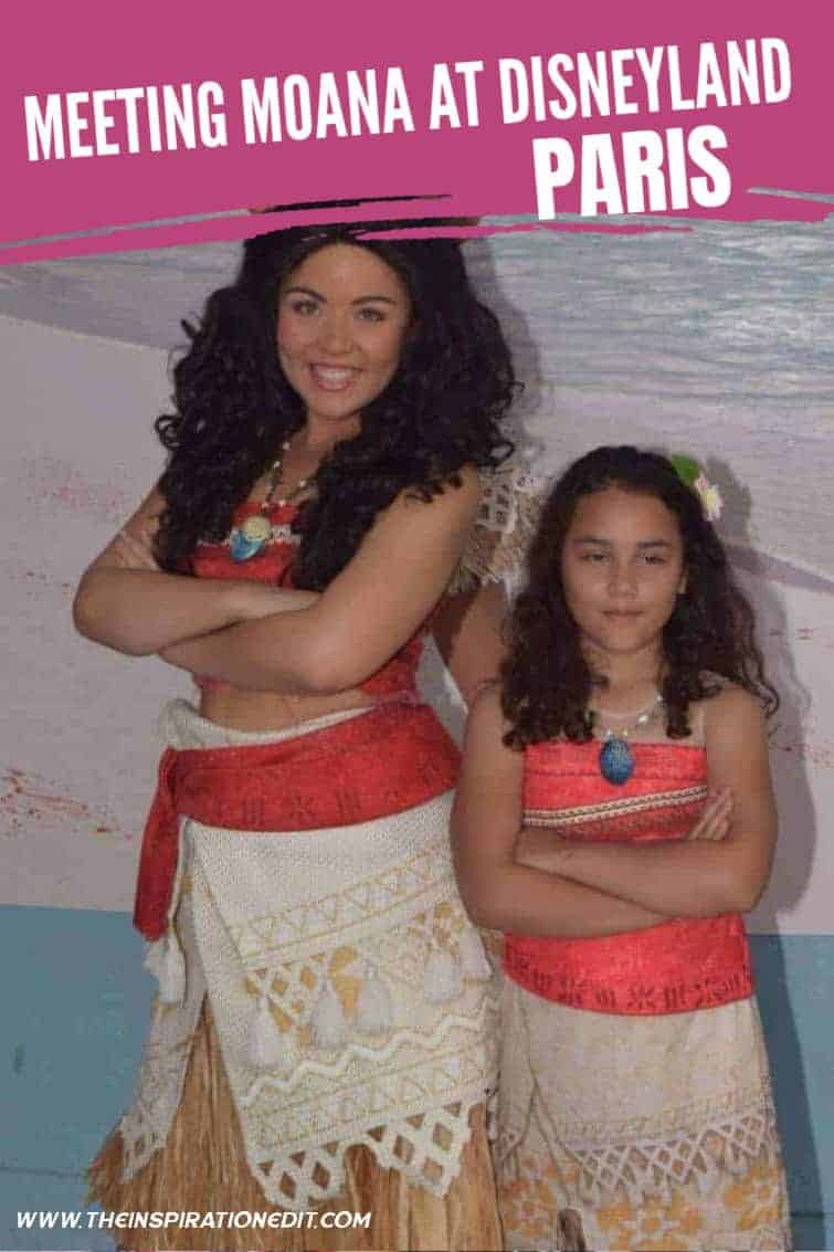 Meeting Moana at Disneyland Paris (Vaiana).