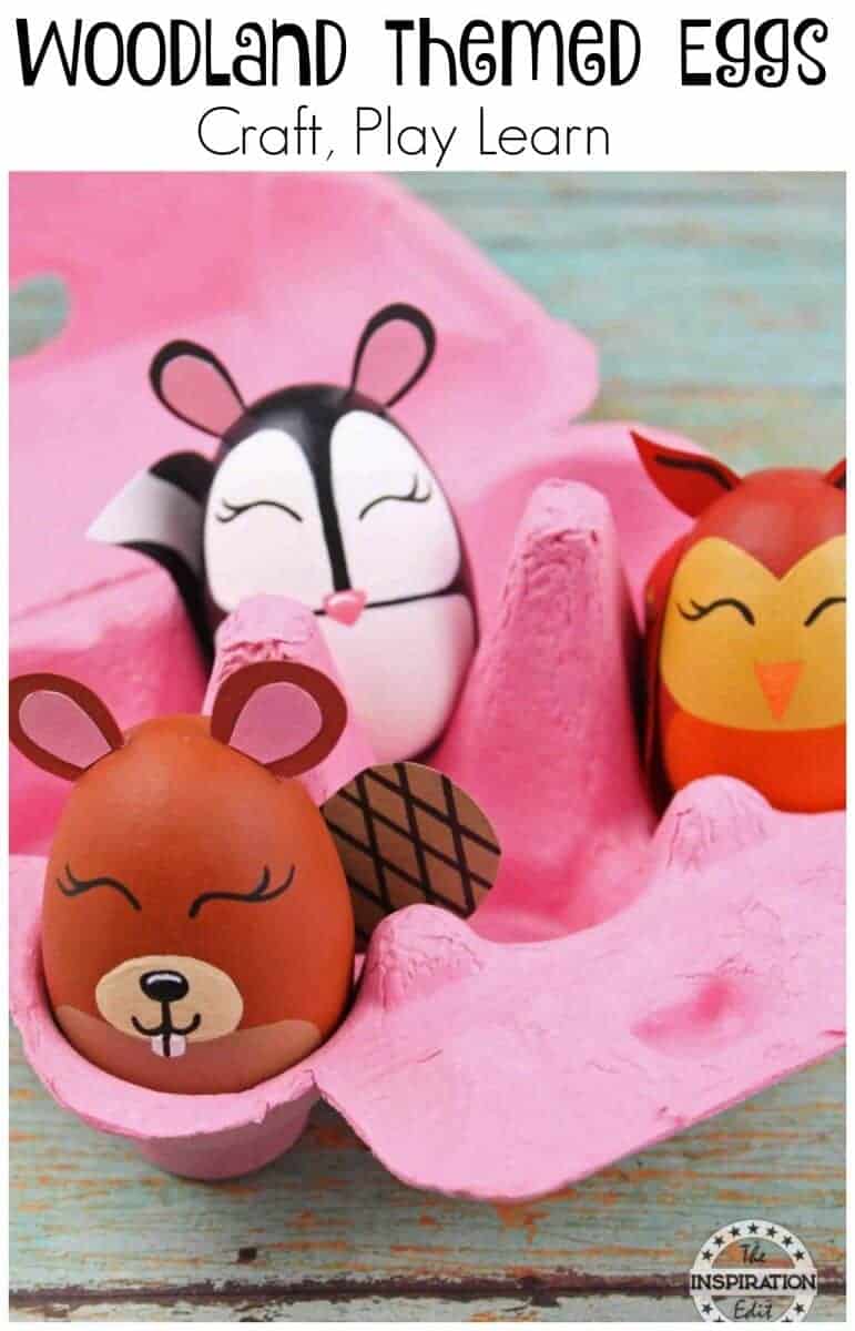 Woodland Eggs Craft.