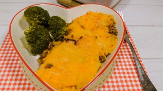 Sweet Potato Cottage Pie With Roasted Broccoli