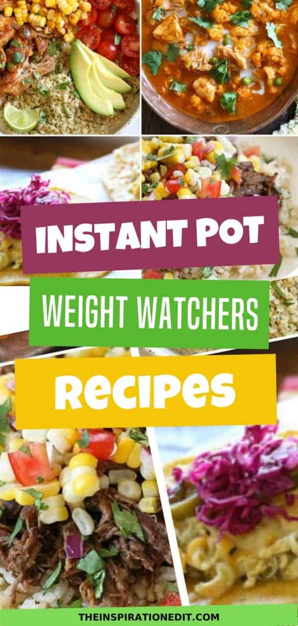 instant pot weight watchers recipes