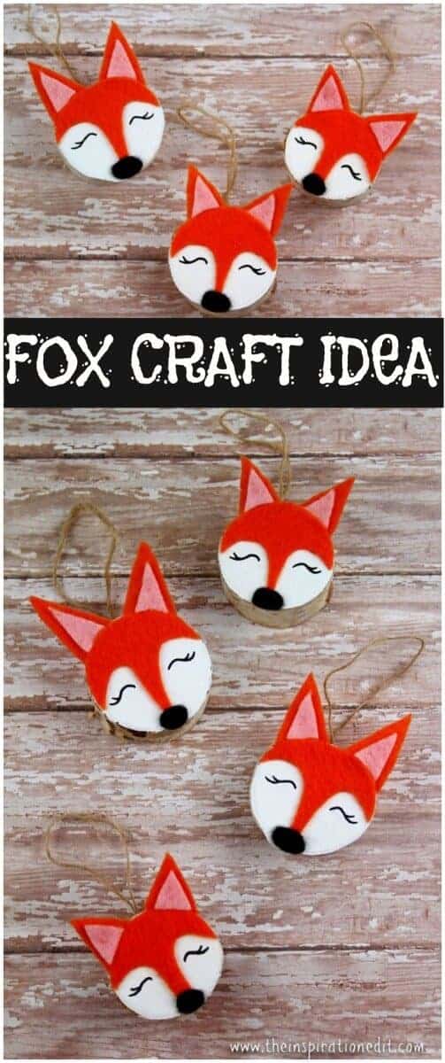 DIY Wooden Fox Craft The Kids Will Love · The Inspiration Edit