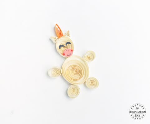 Unicorn Quilling Project Step (6).