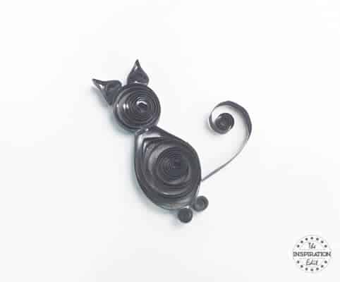 halloween cat quilling
