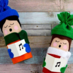 Fun Christmas Craft Made From Tubes.