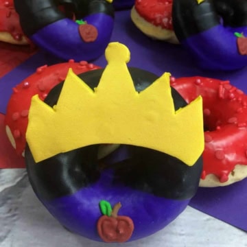 Evil Queen Themed "Poison" Apple Donut.