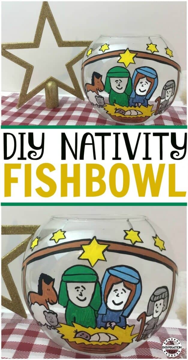 Nativity fish bowl
