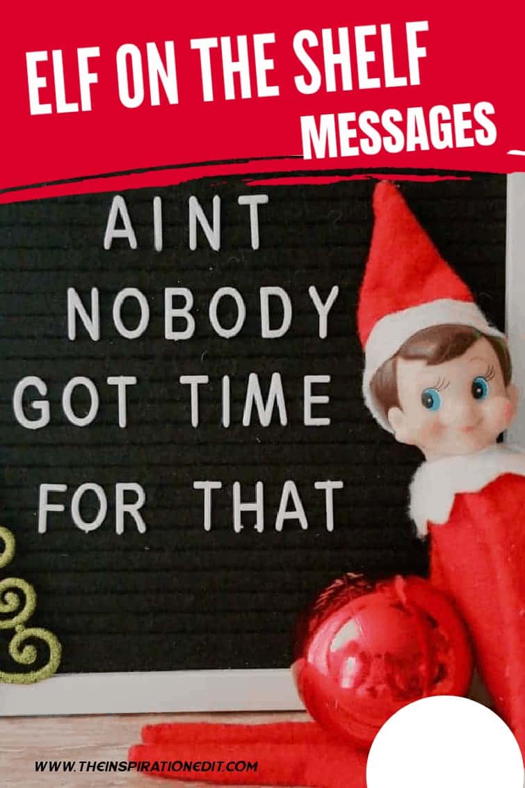 Fun And Simple Elf On The Shelf Messages The Inspiration Edit | My XXX ...