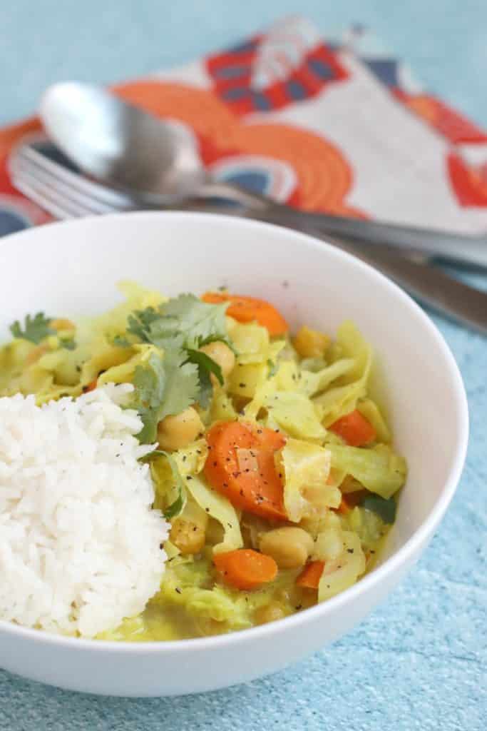 Cabbage-Coconut-Curry