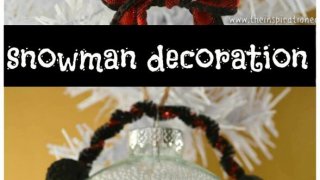Snowman decoration