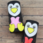 Toilet Tube Preschool Penguin Craft.