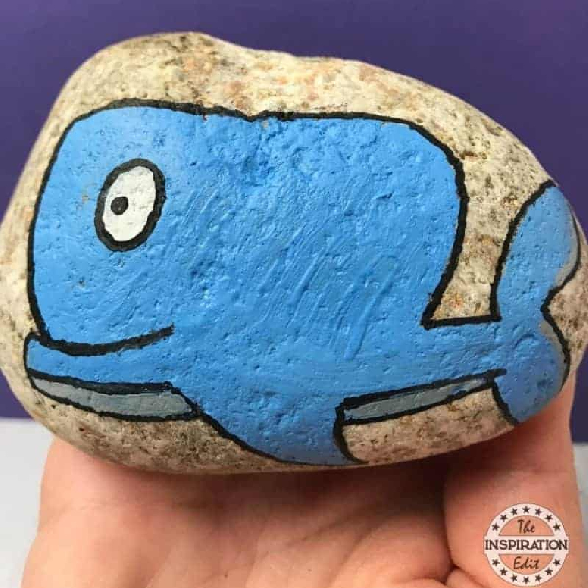 Whale Rock Painting Craft