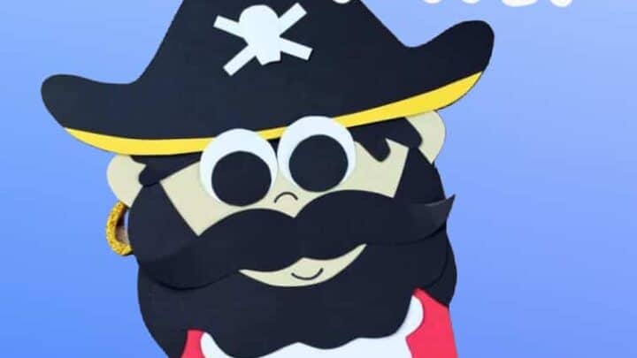 CAPTAIN HOOK paper bag craft