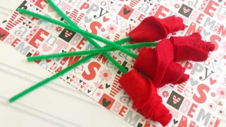 halloween felt flowers